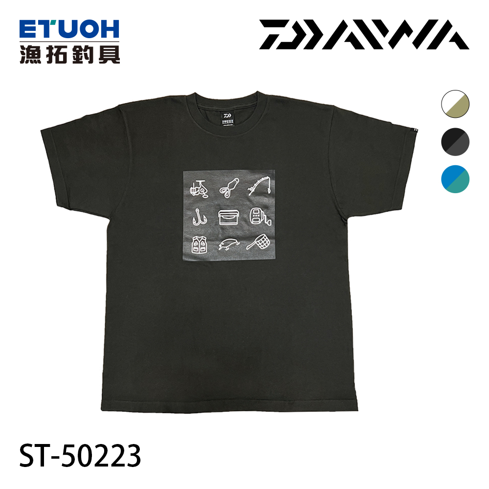 DAIWA ST-50223 煙黑 [短袖T恤]